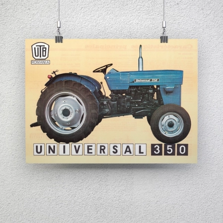 Afiș ”Tractor UTB - Universal 350”, A3