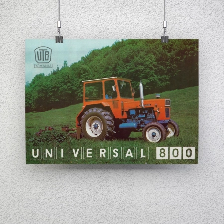 Afiș ”Tractor UTB - Universal 800”, A3
