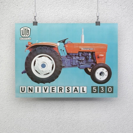 Afiș ”Tractor UTB - Universal 530”, A3